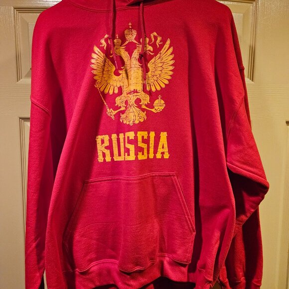 IMPERIAL RUSSIA Hooded Sweatshirt Pullover Hoodie New XL - Picture 1 of 4